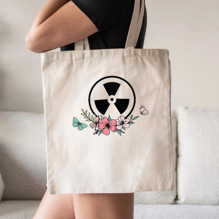 Floral Rad Tech Radiology Graduation X-Ray Tech Canvas Tote Bag