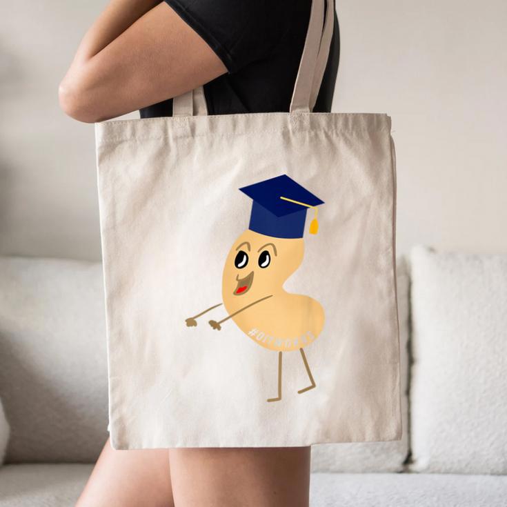 Flossing Cashew OIT For Tree Nut OIT Graduation Canvas Tote Bag
