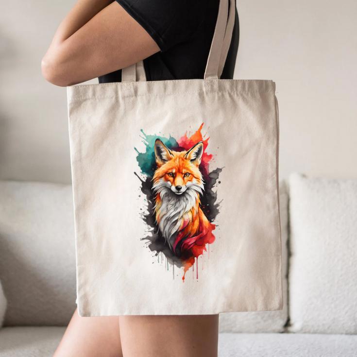 Fox For Fox Lovers Men Women Kids Introverts Canvas Tote Bag
