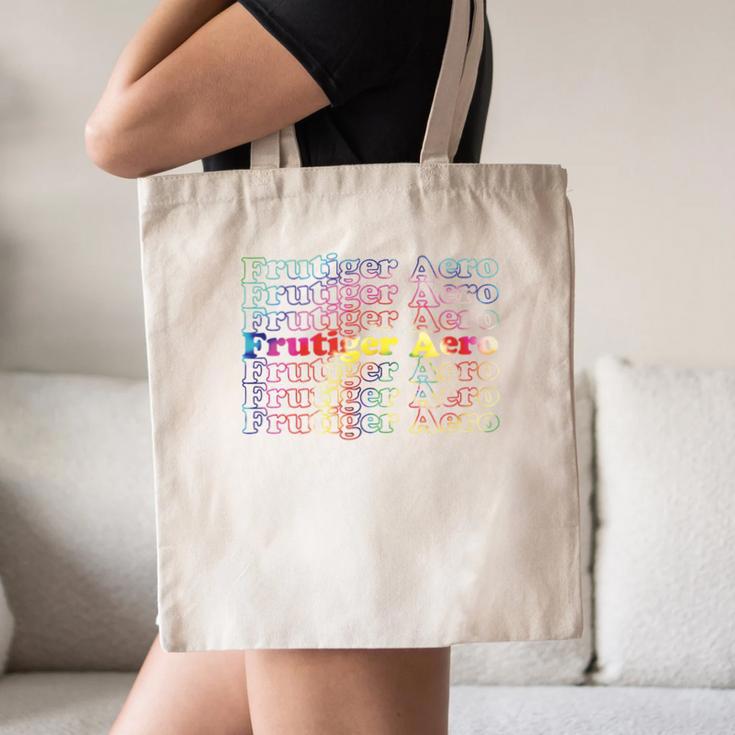 Frutiger Aero Graphic Er Tie Dye Canvas Tote Bag
