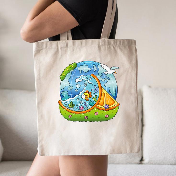 Frutiger Aero Y2K Fashion Trends Statement Piece Tech Orange Premium Canvas Tote Bag
