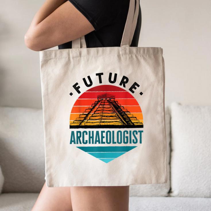 Future Archaeologist Pyramid Archaeology Student Graduation Canvas Tote Bag