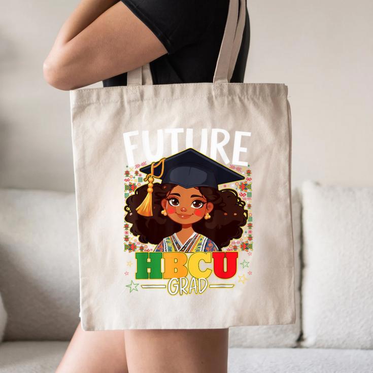 Future HBCU Grad Afro Girl College Graduation Kids Canvas Tote Bag