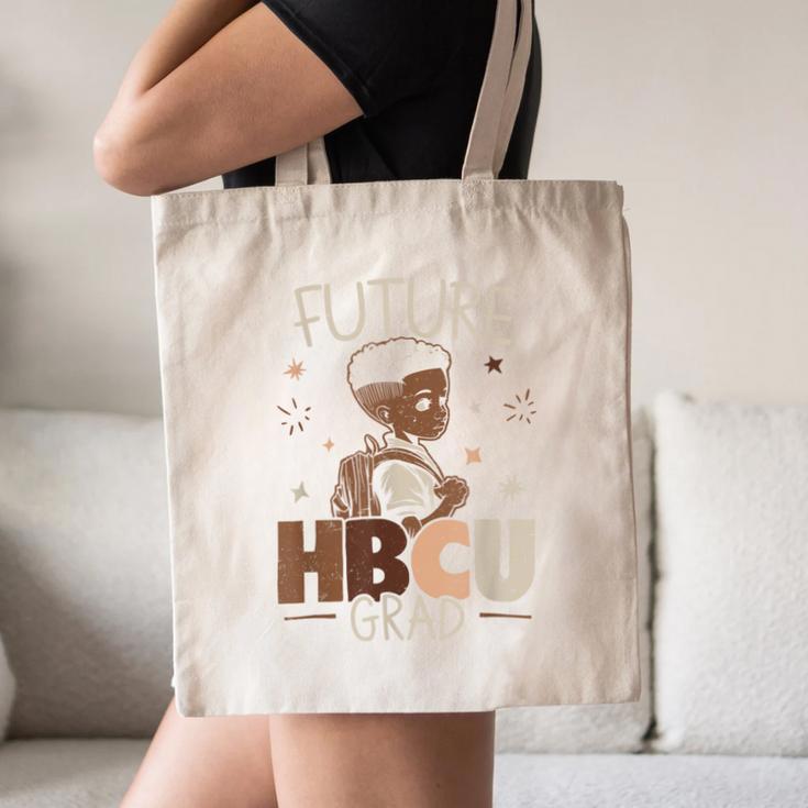 Future HBCU Grad Graduate Afro Boy College Graduation Canvas Tote Bag