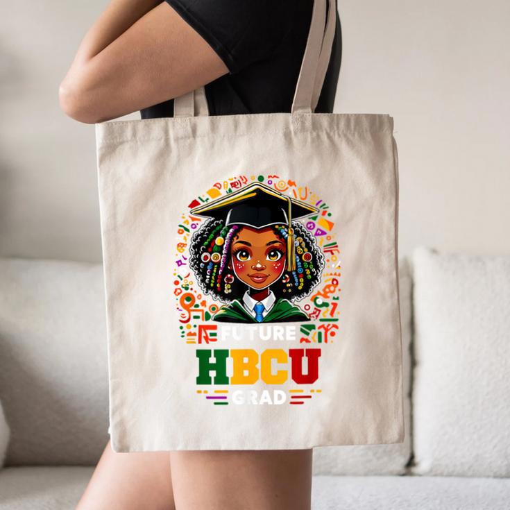 Future HBCU Grad Graduation Students Girl Kids Canvas Tote Bag