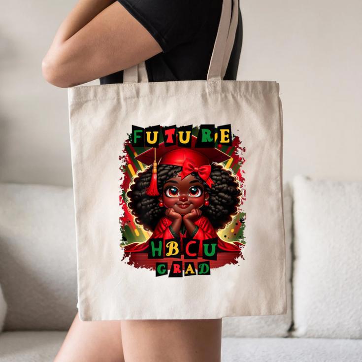 Future HBCU Grad History Girl Graduation HBCU Canvas Tote Bag