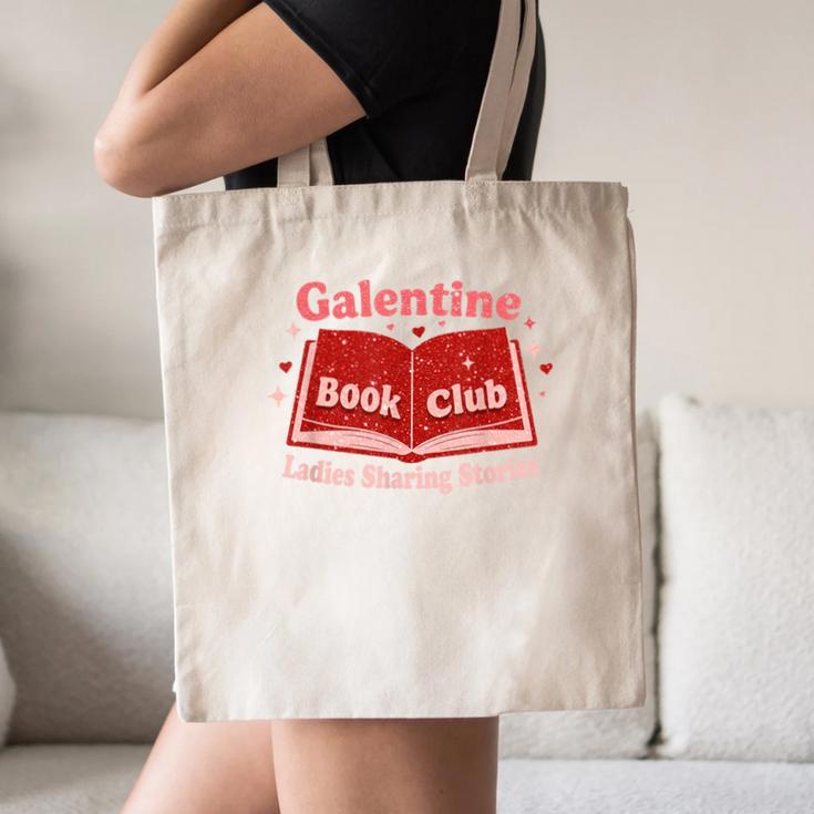 Galentine Book Club Canvas Tote Bag