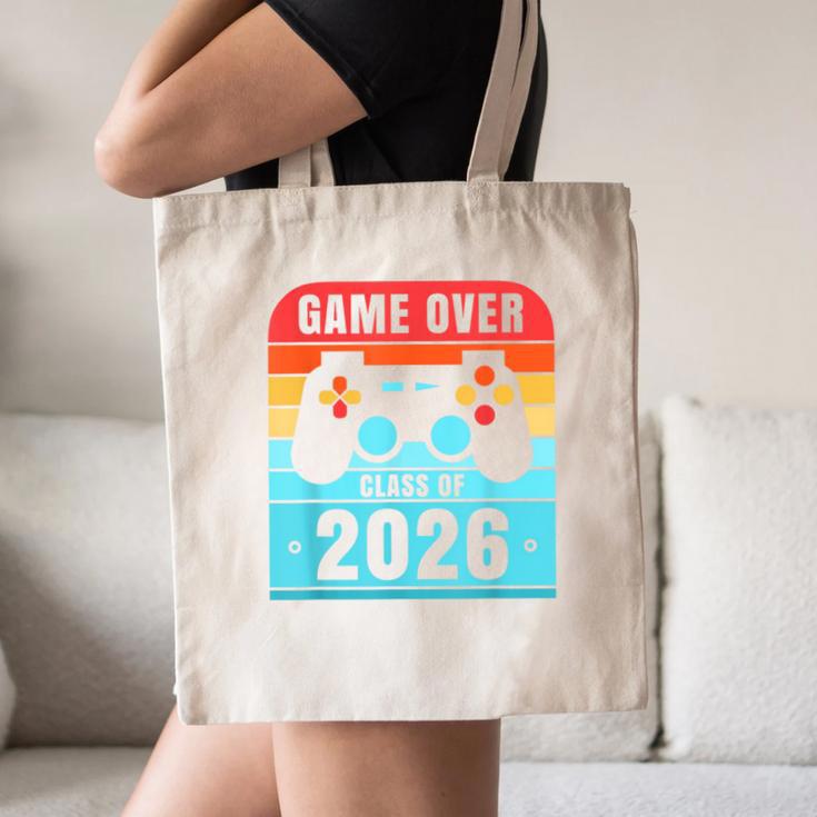 Game Over Class Of 2026 Shirt Students Graduation Canvas Tote Bag