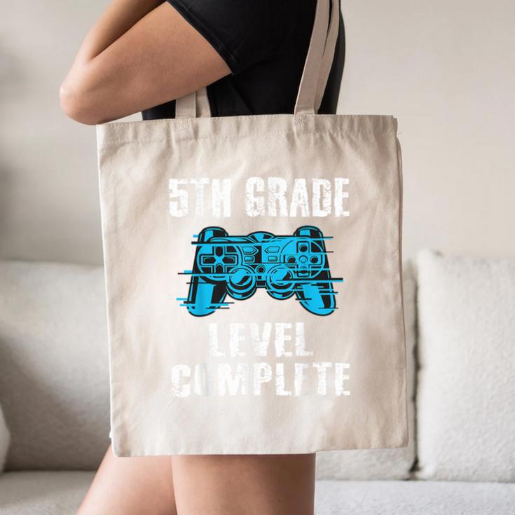 Gamer Graduation 5th Grade Level Complete Video Games Boys Canvas Tote Bag