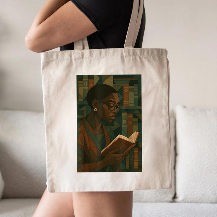 Geometric History Educated Women Teacher Book Melanin Canvas Tote Bag Geometric History Educated Women Teacher Book Melanin Canvas Tote Bag