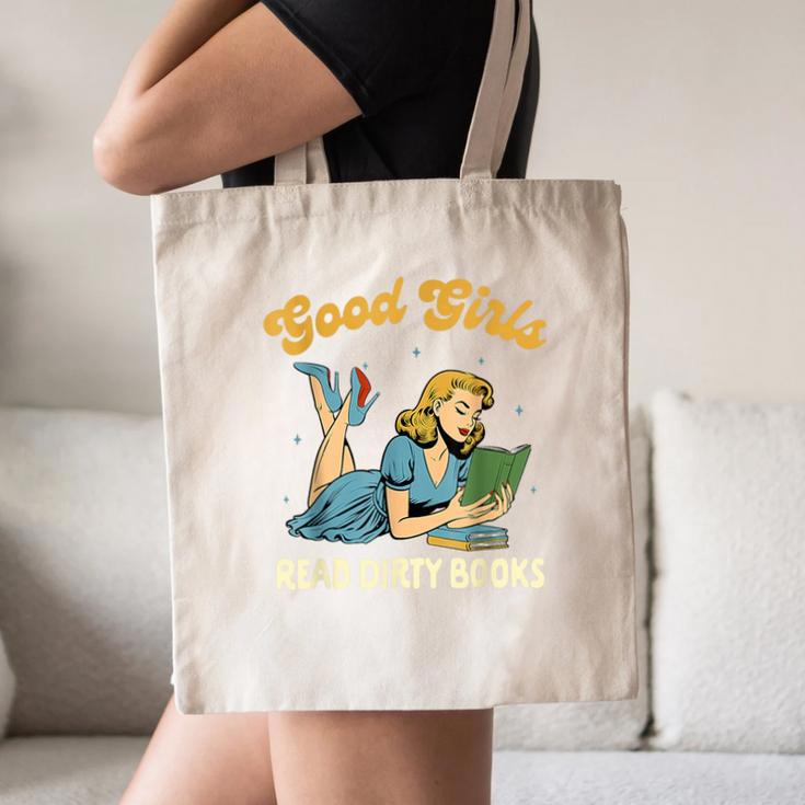 Good That Girls Read Dirty Books Smut Reader Book Romance Canvas Tote Bag