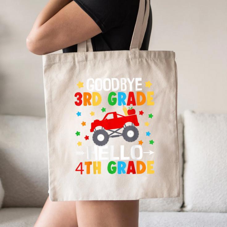 Goodbye 3rd Grade Hello 4th Grade Graduation 2024 Canvas Tote Bag