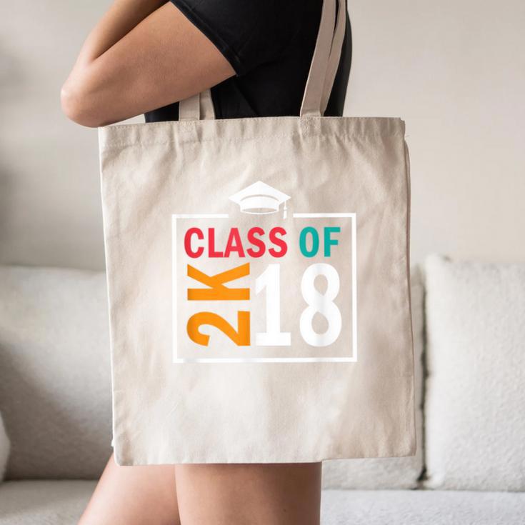 Graduation 2018 Class Of 2018 2K18 Tshirt Canvas Tote Bag