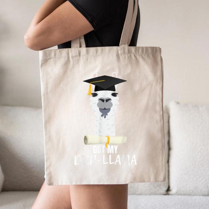 Graduation For Him & Her Got My Dip-Llama Canvas Tote Bag