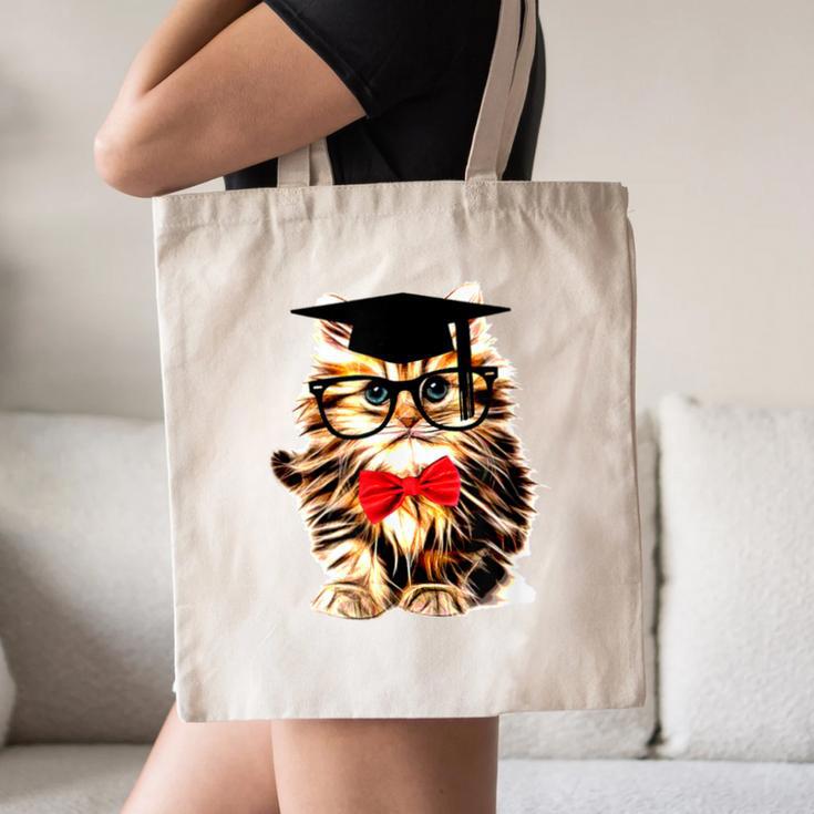 Graduation Cat Class Of 2023 Canvas Tote Bag