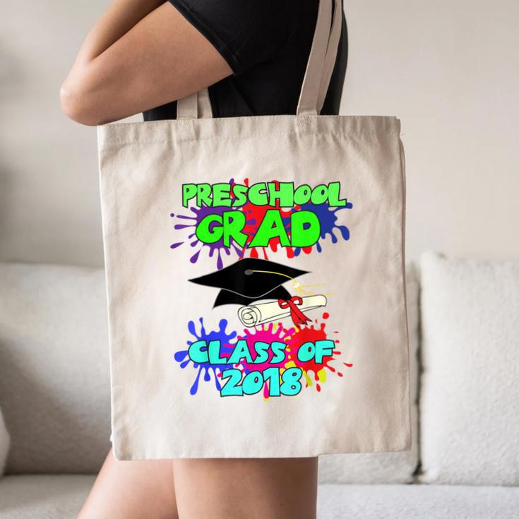 Graduation Class 2018 Cap Gown Shirt Preschool Graduate Canvas Tote Bag