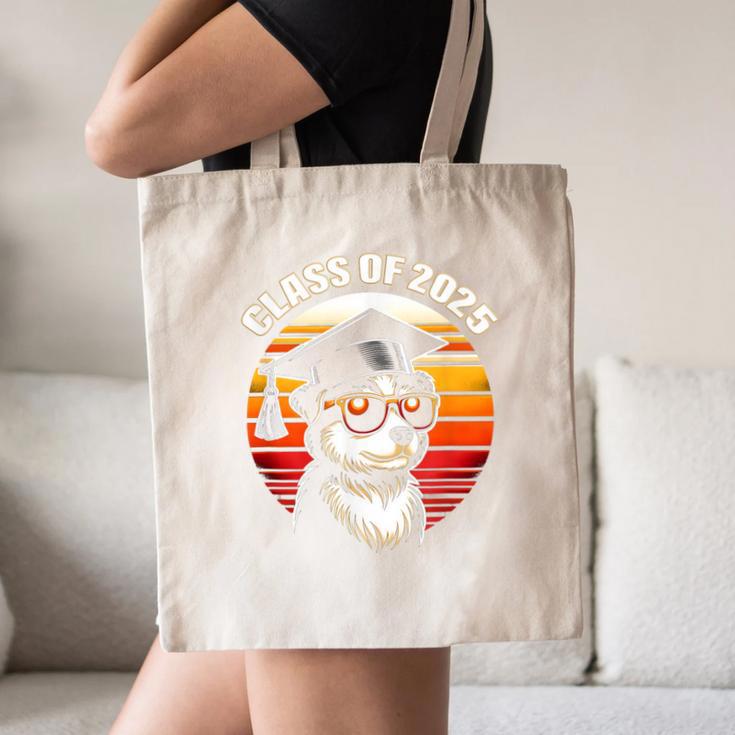 Graduation Day 2025 Graduate Class School Degree College Dog Canvas Tote Bag