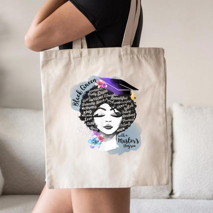 Graduation Masters Degree Woman Queen Graduate 2025 Canvas Tote Bag