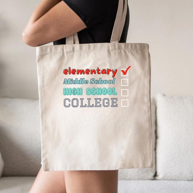 Graduation Promotion Elementary School To Junior High Canvas Tote Bag