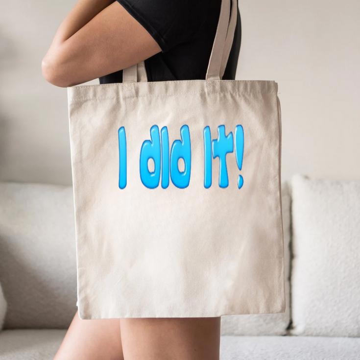 I Did It Graduation Shirt For Graduates And Proud Parents Canvas Tote Bag