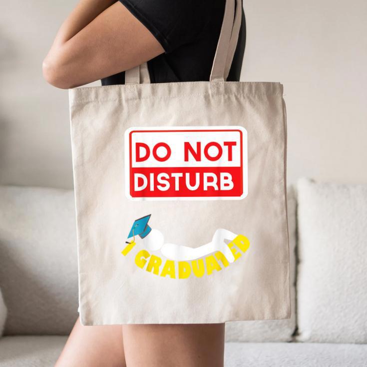 Graduation Shirt High School And College Sleepy Graduates Canvas Tote Bag