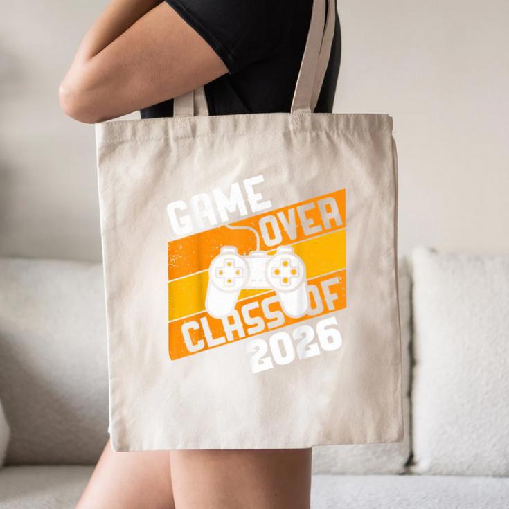 Graduation Video Gamer Game Over Class Of 2026 Senior Canvas Tote Bag