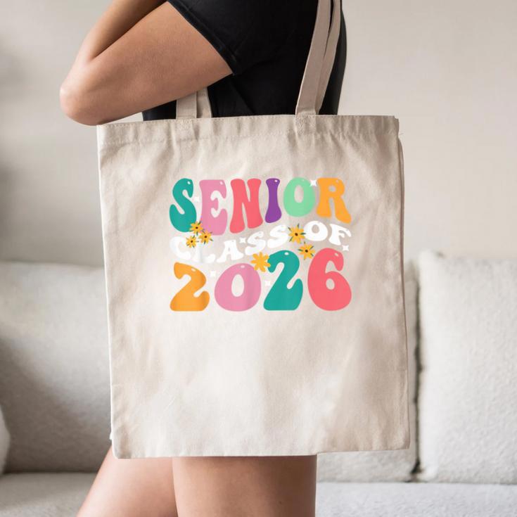 Groovy Senior Class Of 2026 My Last First Day Graduation 26 Canvas Tote Bag
