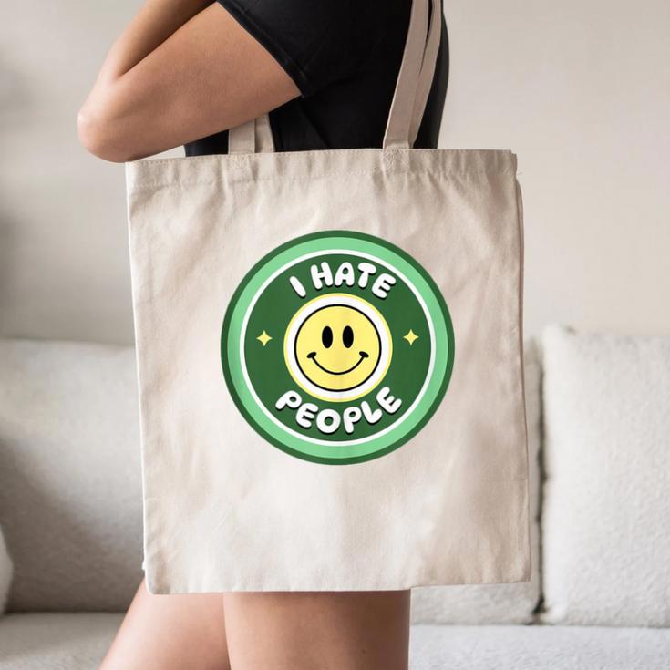I Hate People Saying For Introverts Canvas Tote Bag