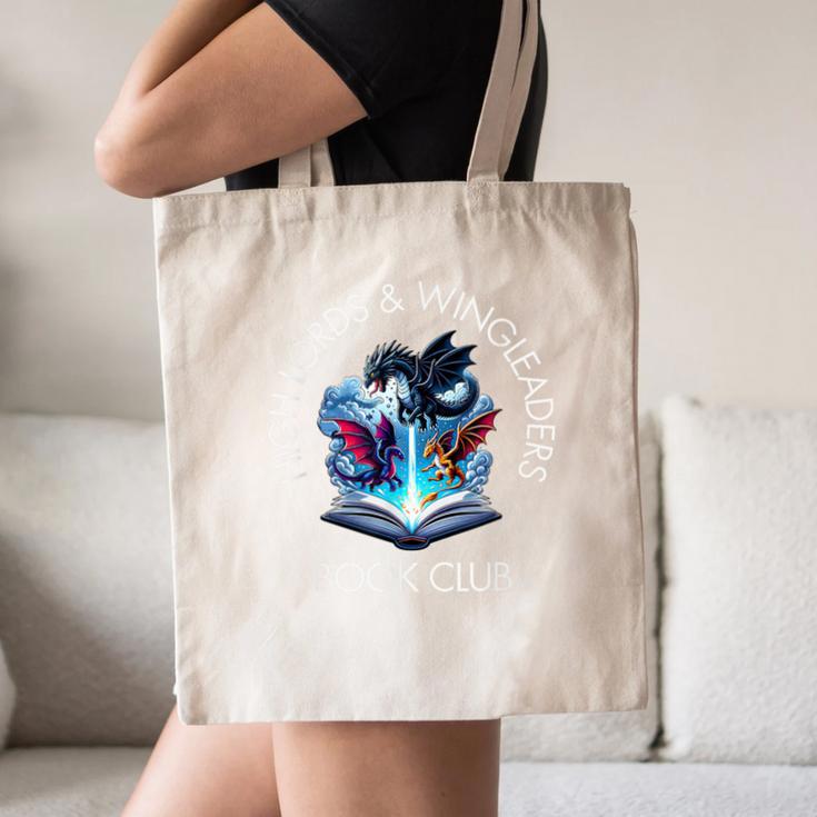 High Lords & Wingleaders Book Club Fantasy Storm Dragon Canvas Tote Bag High Lords & Wingleaders Book Club Fantasy Storm Dragon Canvas Tote Bag