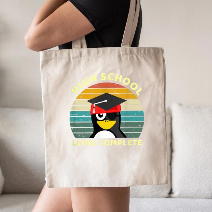 High School Level Complete Graduation Senior Students Canvas Tote Bag