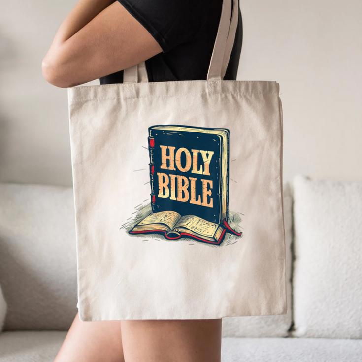 Holy Book Costume For Jesus And Bible Lovers Canvas Tote Bag