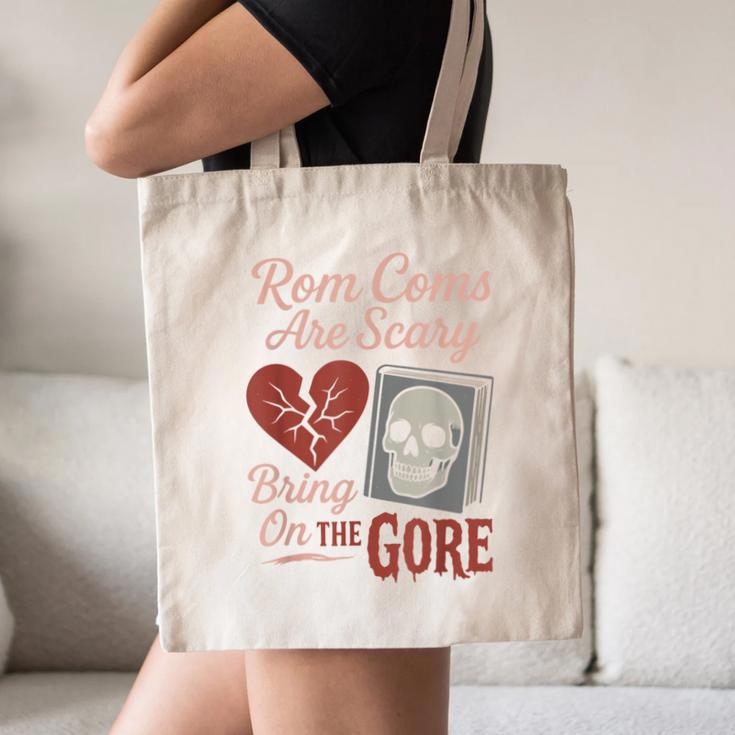 Horror Book Club Creepy Reader Gothic Fiction Thriller Fan Canvas Tote Bag