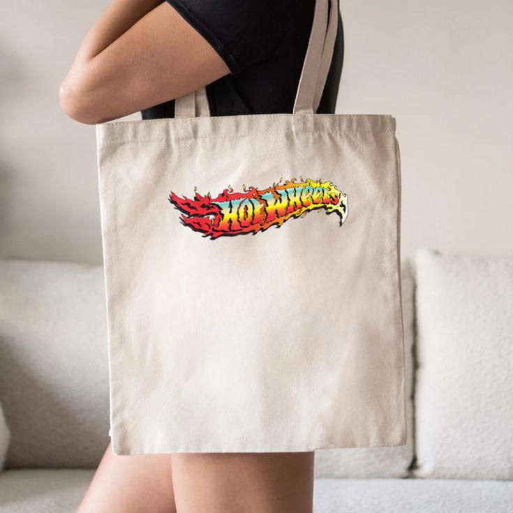 Hot Wheels Comic Book Fire Logo Canvas Tote Bag Hot Wheels Comic Book Fire Logo Canvas Tote Bag