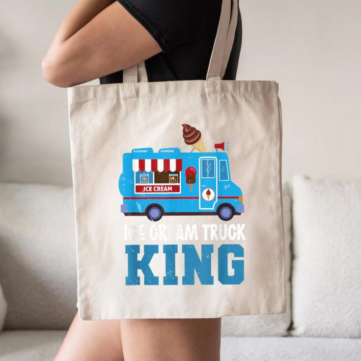 Ice Cream Truck King Nostalgia Summer Ice Cream Truck Driver Canvas Tote Bag Ice Cream Truck King Nostalgia Summer Ice Cream Truck Driver Canvas Tote Bag