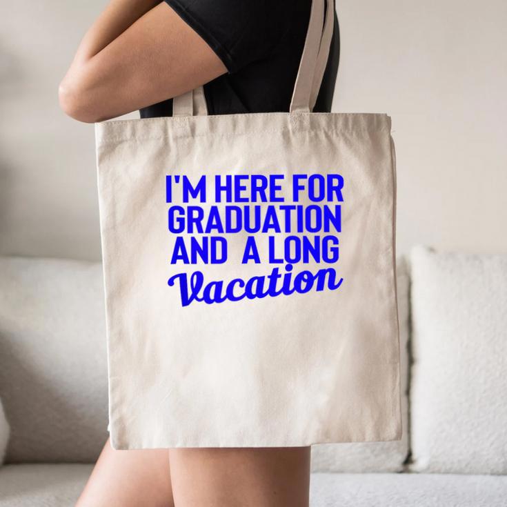 I'm Here For Graduation School Class Senior 2024 Canvas Tote Bag