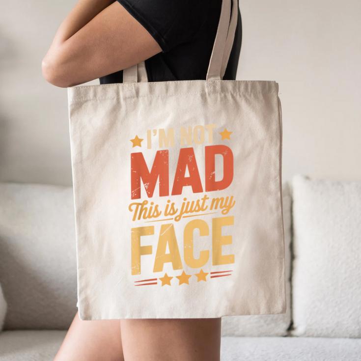 I'm Not Mad This Is Just My Face Introvert Canvas Tote Bag I'm Not Mad This Is Just My Face Introvert Canvas Tote Bag