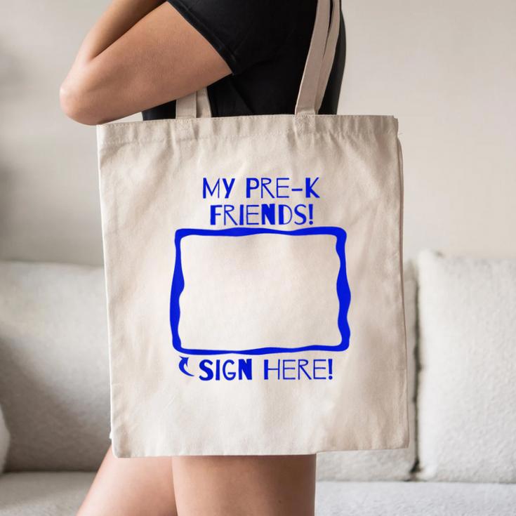 Interactive Preschool GraduationShirt Canvas Tote Bag