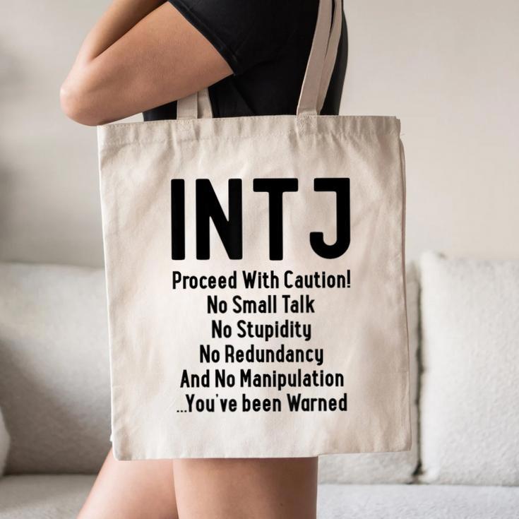 INTJ Rules Architect Personality Type Introvert Canvas Tote Bag