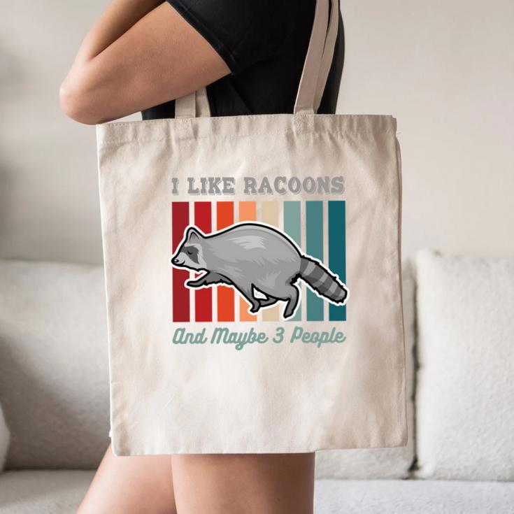 Introvert Raccoon Animal Lover Trash Panda Antisocial Retro Canvas Tote Bag Introvert Raccoon Animal Lover Trash Panda Antisocial Retro Canvas Tote Bag