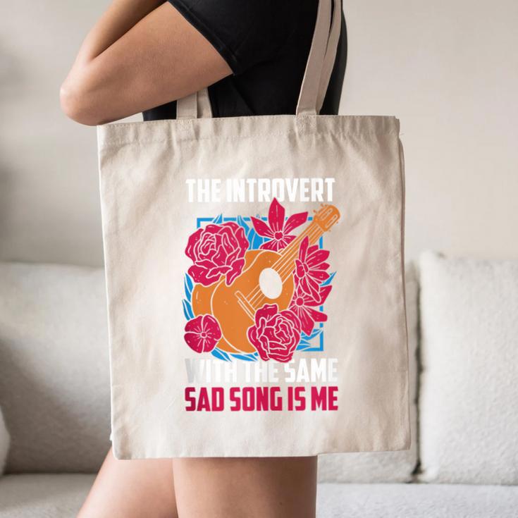 Introvert Singers Singing Sad Song Classical Music Lovers Canvas Tote Bag