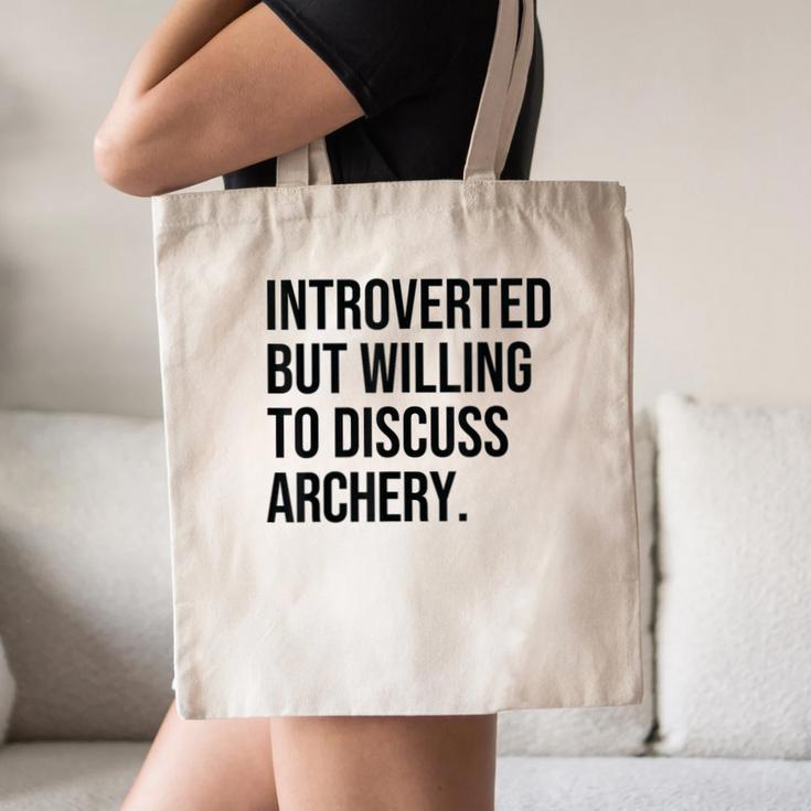 Introverted Archer Archery Introvert Canvas Tote Bag Introverted Archer Archery Introvert Canvas Tote Bag