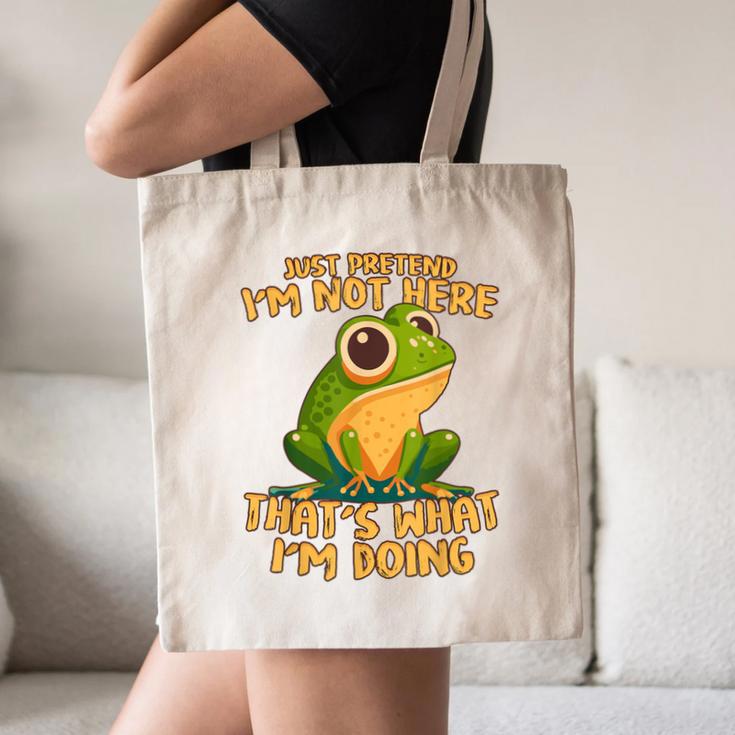 Introverts Thats What Im Doing Just Pretends Canvas Tote Bag Introverts Thats What Im Doing Just Pretends Canvas Tote Bag