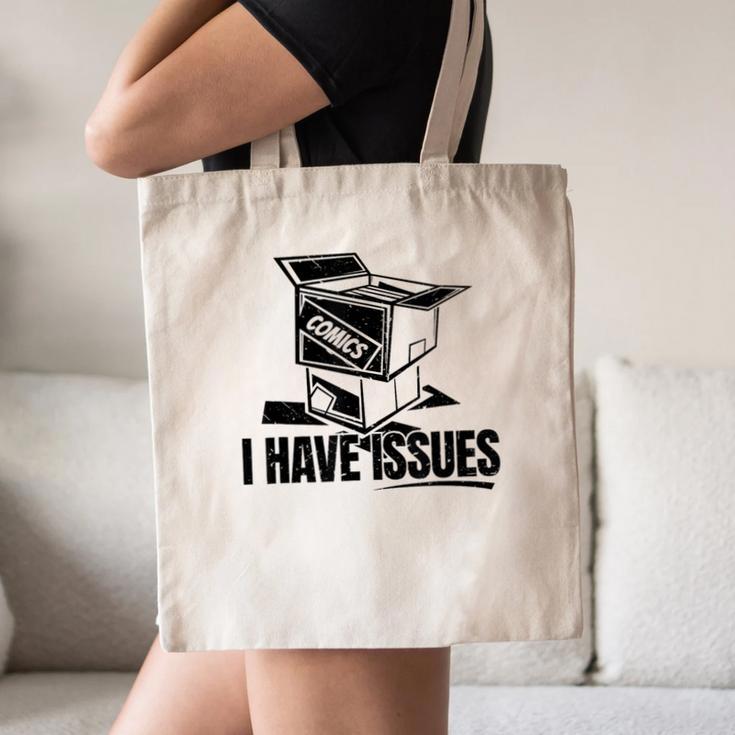 I Have Issues – Comic Book Collector Canvas Tote Bag