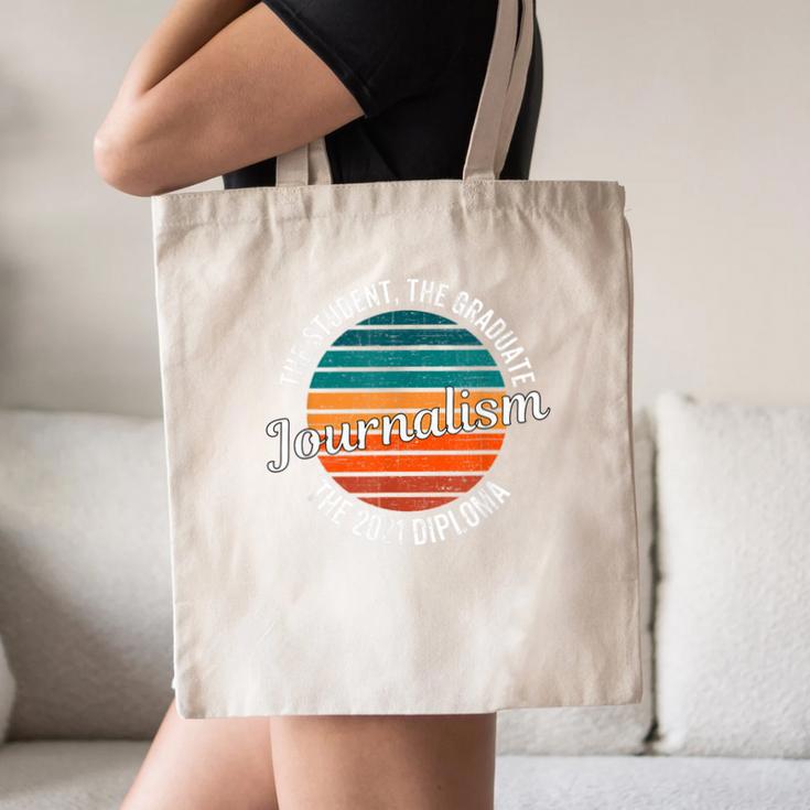 Journalism Graduation Senior Graduate Senioritis College Canvas Tote Bag