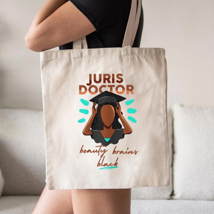 Juris Doctor Beauty Brains Juris Doctorate Graduation Canvas Tote Bag