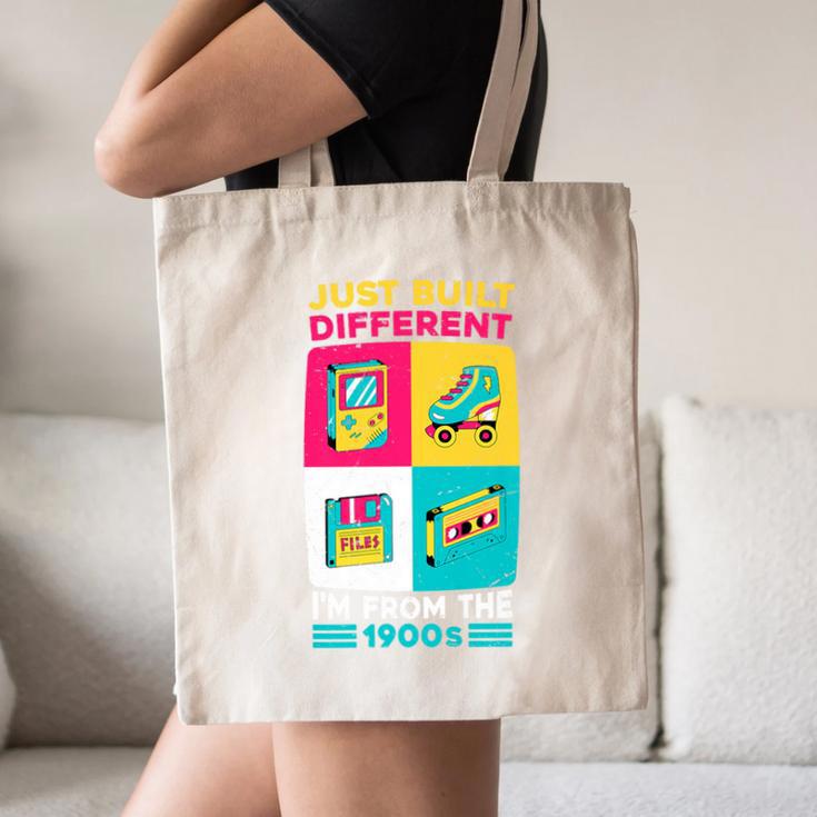 Just Built Different I'M From The 1900S Retro Premium Canvas Tote Bag