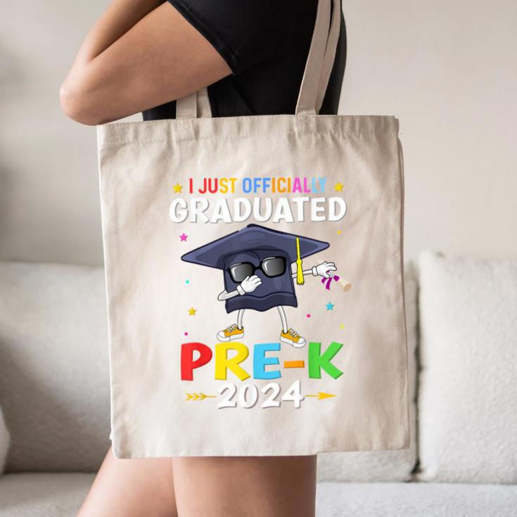 I Just Officially Graduated Pre k Graduation 2024 Pre-K Kids Canvas Tote Bag