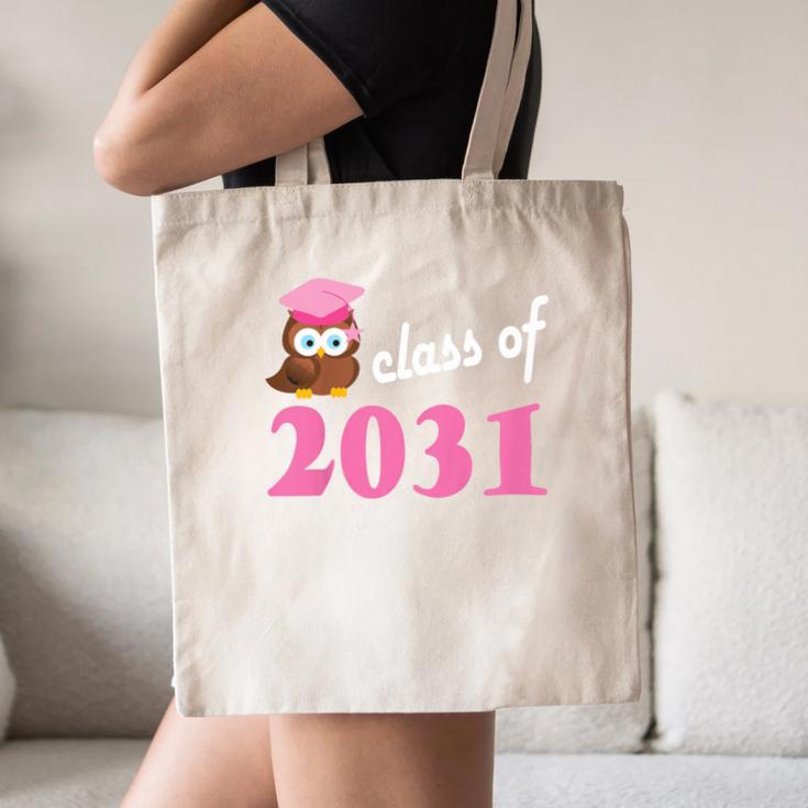 Kids Class Of 2031 Back To School Graduation T-Shirt Canvas Tote Bag