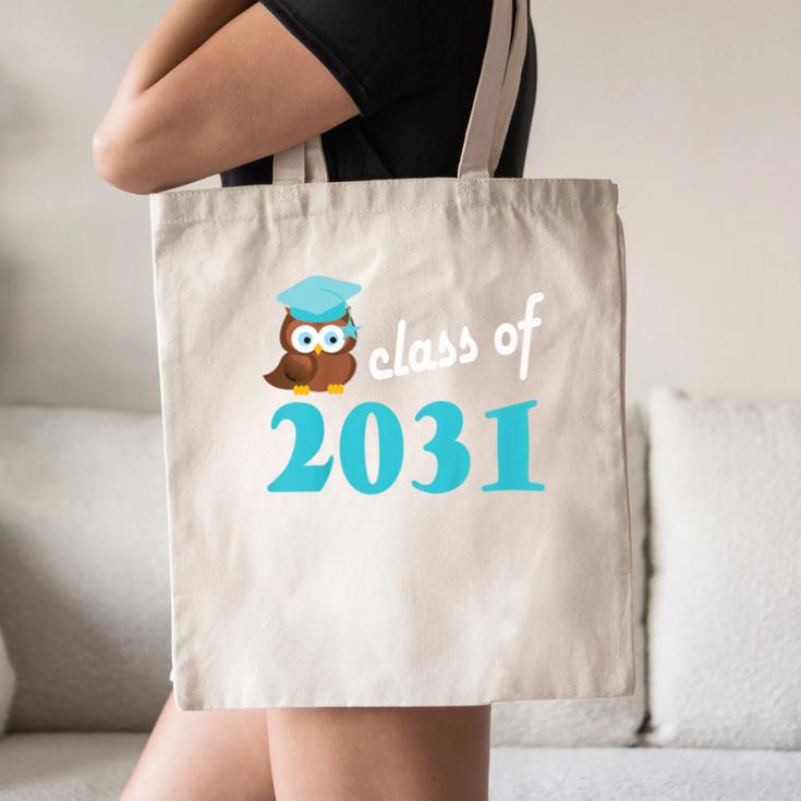 Kids Class Of 2031 Graduation Year T-Shirt Back To School Canvas Tote Bag