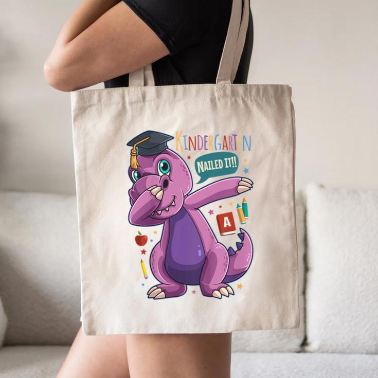 Kids DabbingRex Graduation Kindergarten Class Of 2019 Canvas Tote Bag